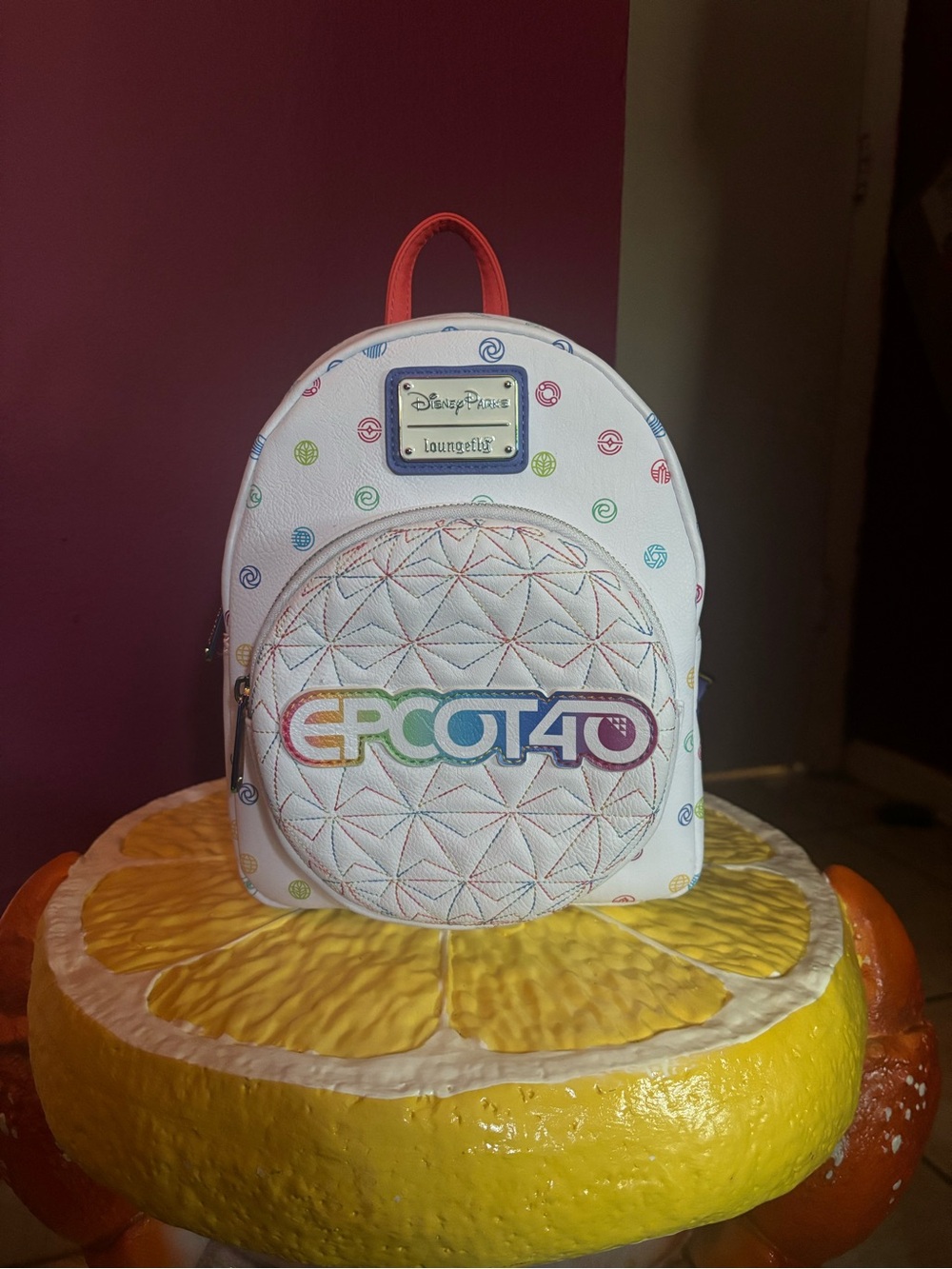 Loungefly Disney Parks Epcot 40 Mini Backpack